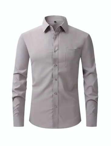 Erkek Klasik Uzun Kol Gömlek Micro BGL-ST03497
