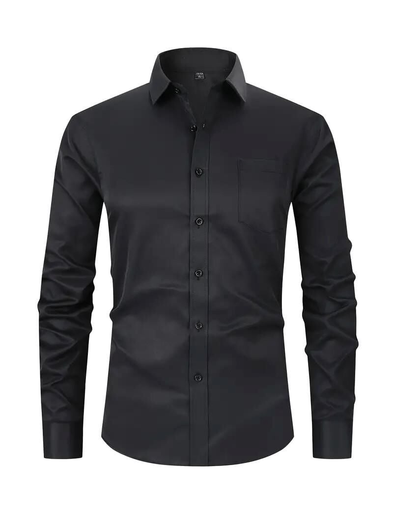 Erkek Klasik Uzun Kol Gömlek Micro BGL-ST03497