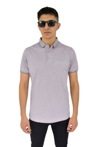Erkek Polo Yaka Cepli Tişört R6270 BGL-ST02888