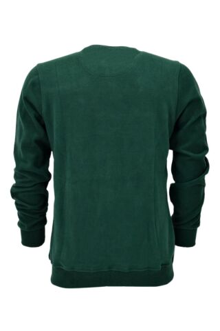 Erkek Sıfır Yaka Sweatshirt BGL-ST04198 YEŞİL - M