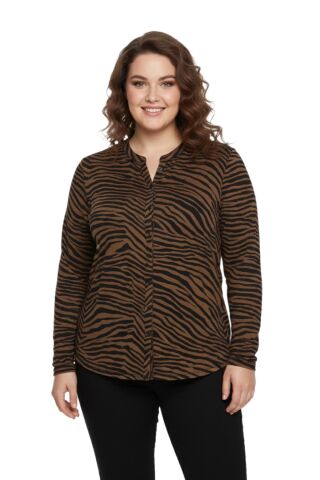 Kadın Düğmeli Modelli Bluz BGL-ST05131