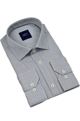 Erkek Klasik Kazayağı  Uzun Kol Gömlek 3748 BGL-ST04396