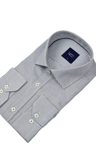 Erkek Klasik Kazayağı  Uzun Kol Gömlek 3748 BGL-ST04396 GRİ - M