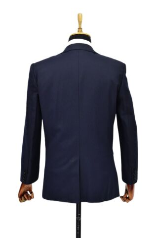 Erkek Lacivert Renk, Tek Ceket Mono Yaka BGL-ST04159 LACİVERT - 44