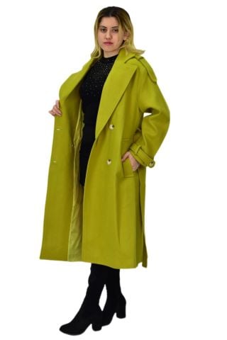 Kadın Uzun Kaşe Kaban BGL-ST04117