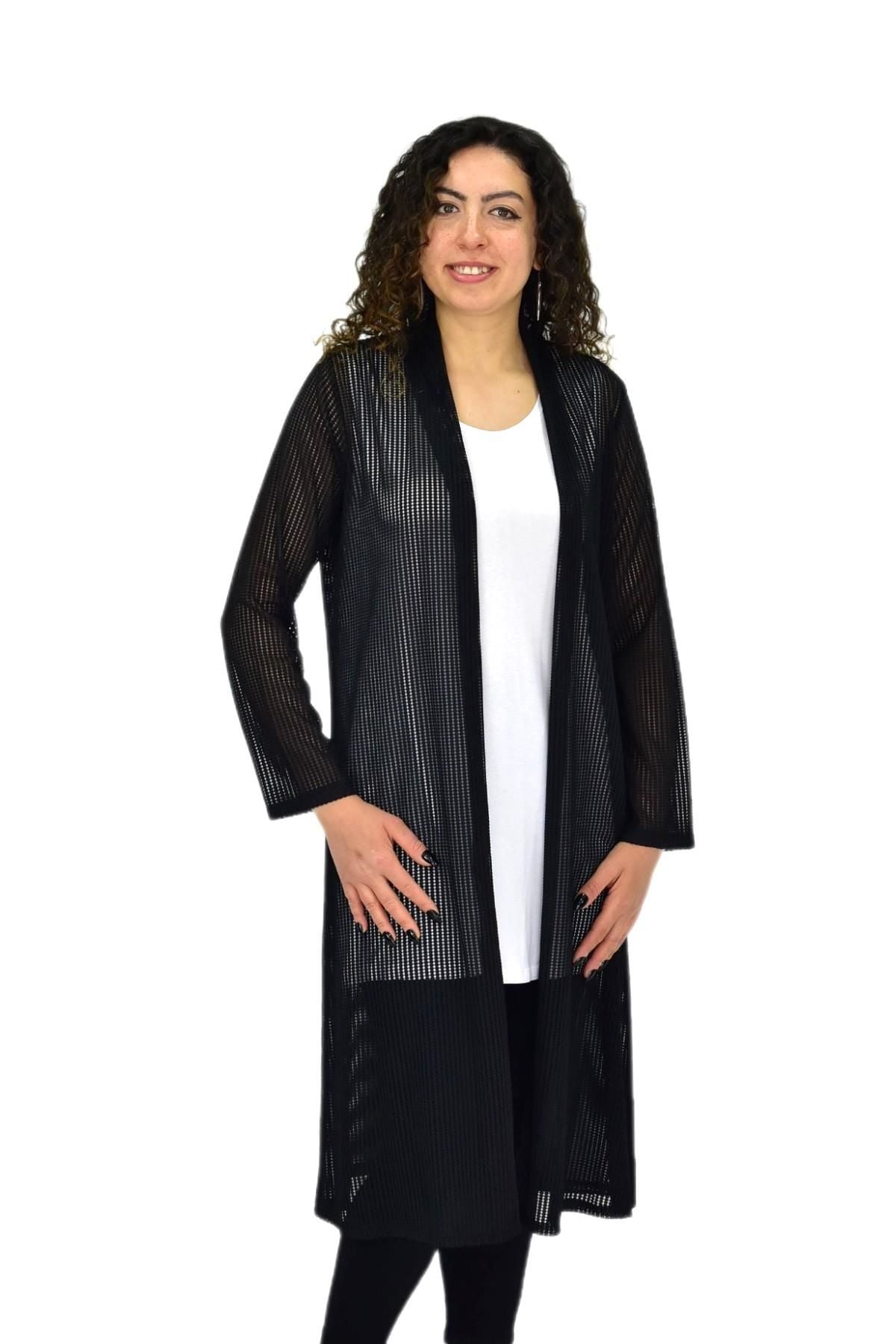 Kadın File Uzun Kol Hırka BGL-ST04664