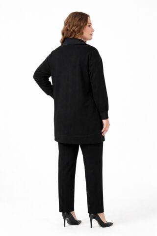 Kadın Fermuarlı Tunik Pantolon Takım  BGL-ST05427