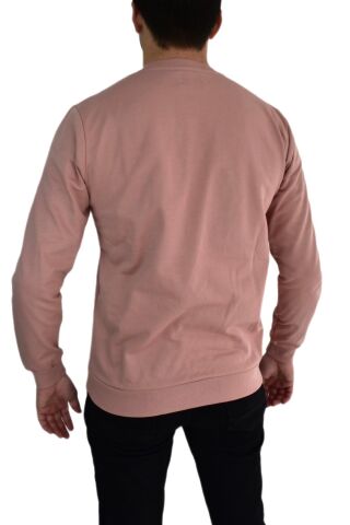 Erkek Sıfır Yaka Posıtıve Yazılı Sweat BGL-ST01721 PUDRA - XL