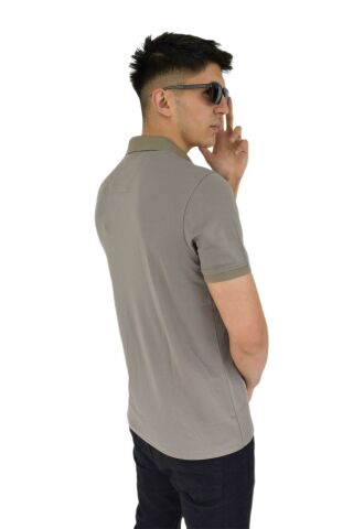 Erkek Polo Yaka Cepli Tişört R6270 BGL-ST02888 VİZON - L