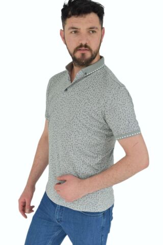Erkek Polo Yaka Tişört R4230 BGL-ST02780 PEMBE - L