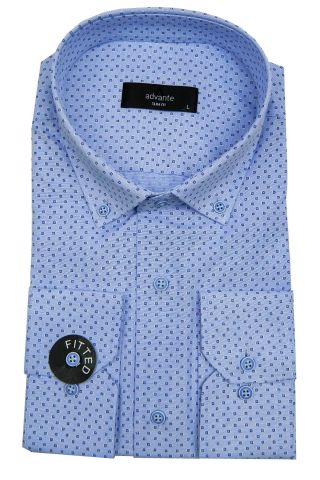 Erkek Slim Fit Puantiyeli Gömlek Bgl-st00161