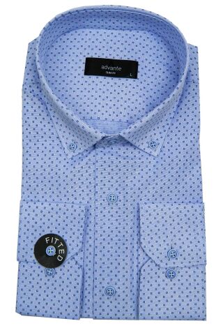 Erkek Slim Fit Puantiyeli Gömlek Bgl-st00161