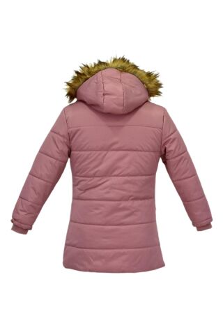 Kız Çocuk Kapüşonlu Mont BS-2015 PUDRA - 14 YAŞ