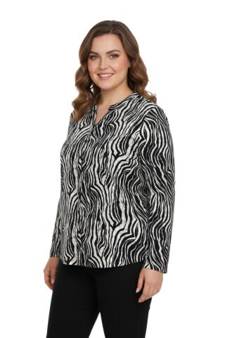 Kadın Düğmeli Modelli Bluz BGL-ST05118