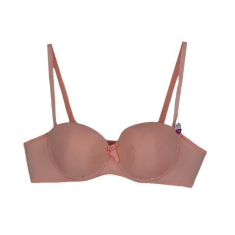 Kadın Silikonlu Destekli Straplez Sütyen ER5068 BGL-ST03585 PUDRA - 90