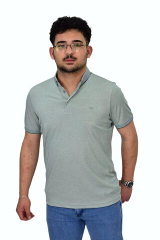 Erkek Polo Yaka Merserize Tişört 1000 BGL-ST04532 ELMA - M