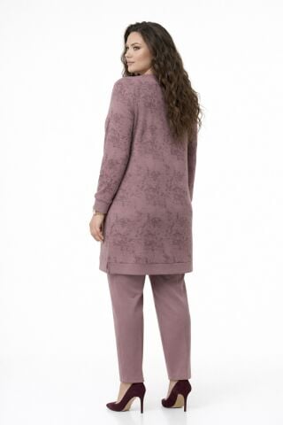 Kadın Gölge Desen Tunik Pantolon Takım  BGL-ST05431