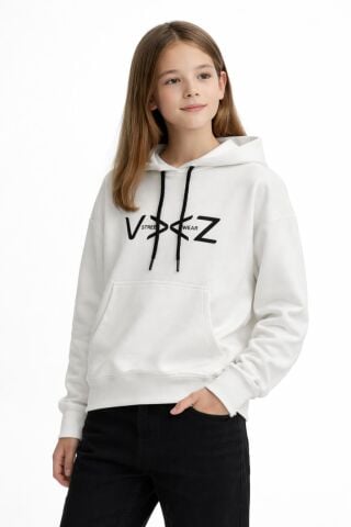 Kız Çocuk Kapüşonlu Sweatshirt BGL-ST05274