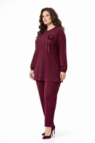 Kadın Simli Tunik Pantolon Takım  BGL-ST05428