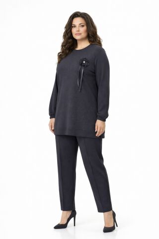 Kadın Simli Tunik Pantolon Takım  BGL-ST05428