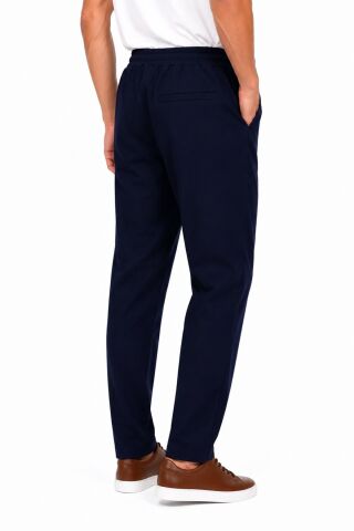 Erkek Beli Lastikli Jogger Pantolon Regular Fit BGL-ST05514 LACİVERT - S