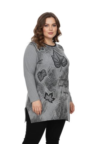 Kadın Yumoş Taşlı Baskılı Tunik BGL-ST05070