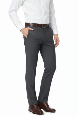 Erkek Regular Fit Kumaş Pantolon Likra Kumaş BGL-ST05040 LACİVERT - 50