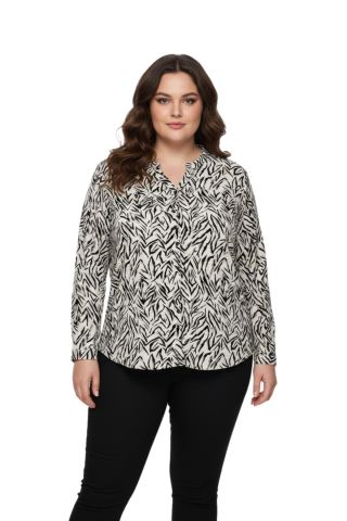 Kadın Düğmeli Modelli Bluz BGL-ST05119