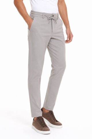 Erkek Beli Lastikli Jogger Pantolon Regular Fit BGL-ST05514 TAŞ - M