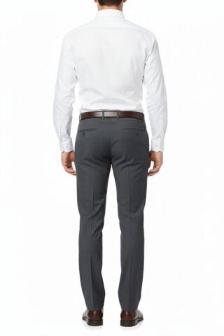 Erkek Regular Fit Kumaş Pantolon Likra Kumaş BGL-ST05040 FÜME - 44