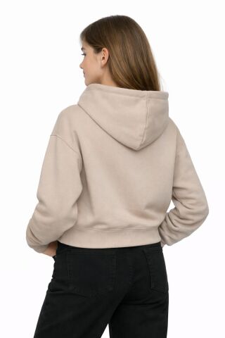 Kız Çocuk Kapüşonlu Sweatshirt BGL-ST05274 TAŞ - 16 YAŞ
