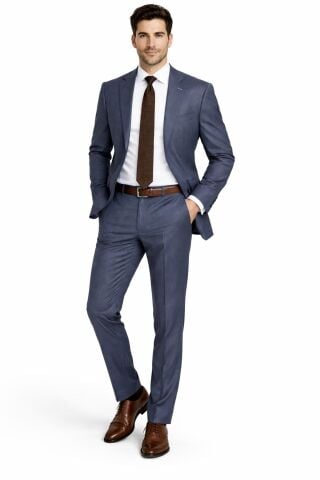 Erkek Armürlü 4 Drop Çift Yırtmaçlı Takım Elbise BGL-ST05330