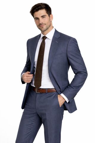 Erkek Armürlü 4 Drop Çift Yırtmaçlı Takım Elbise BGL-ST05330