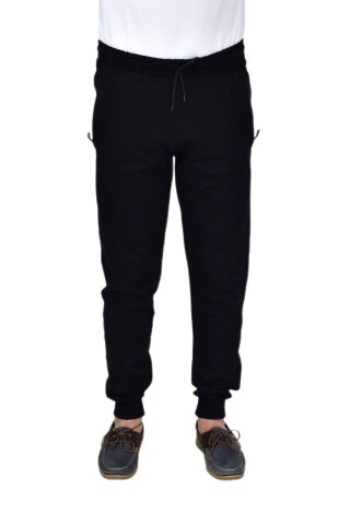 Erkek Eşofman Altı Paça Manşetli  090 BGL-ST04609 SİYAH - XL