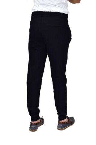 Erkek Eşofman Altı Paça Manşetli  090 BGL-ST04609 SİYAH - XL