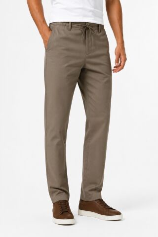 Erkek Beli Lastikli Jogger Pantolon Regular Fit BGL-ST05514 VİZON - 2XL