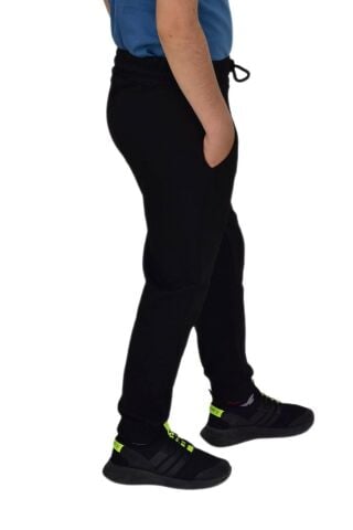 Kız Çocuk Eşofman Altı Cepli 2 İplik Bel Paça Lastikli BGL-ST04629 SİYAH - 9 YAŞ