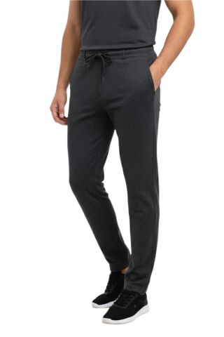 Erkek Beli Lastikli Jogger Pantolon Regular Fit BGL-ST05194 FÜME - S