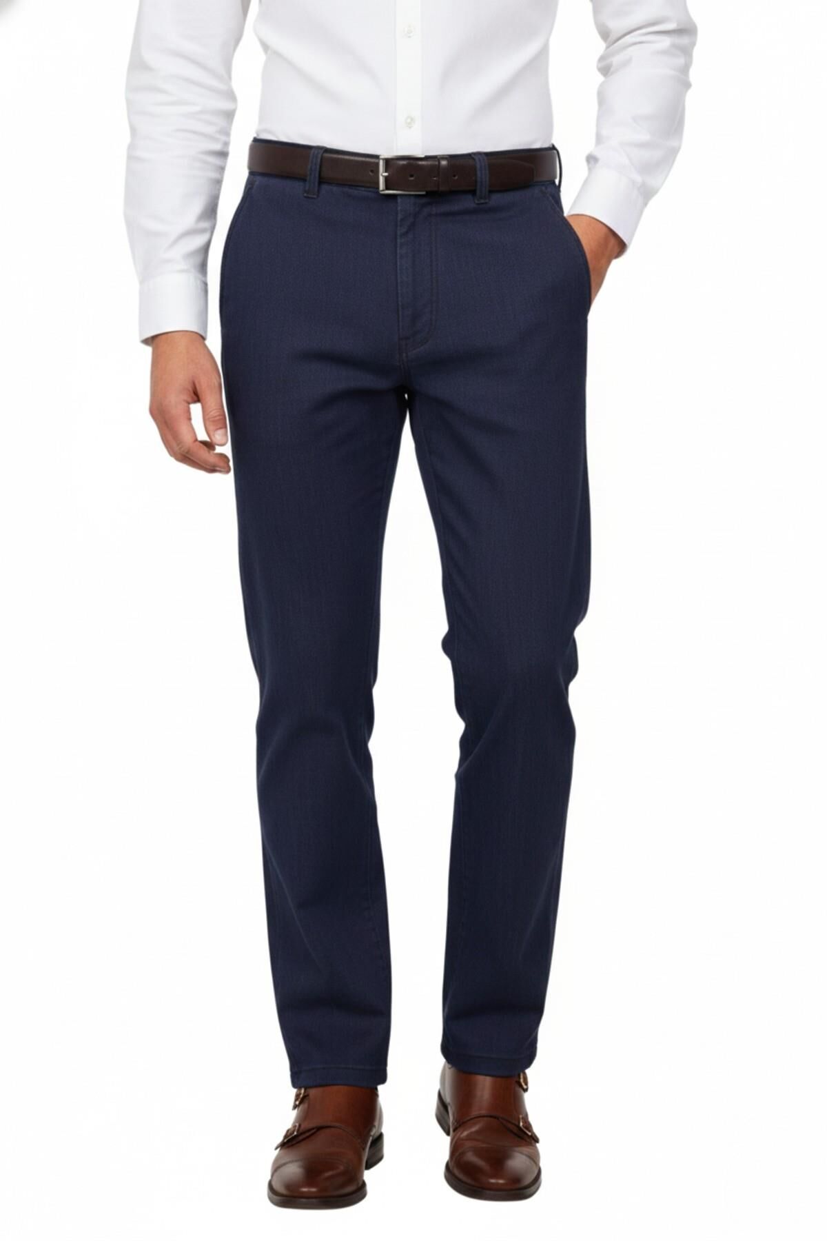 Erkek Kışlık Kanvas Pantolon BGL-ST03959 İNDİGO - 44
