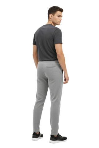 Erkek Beli Lastikli Jogger Pantolon Regular Fit BGL-ST05194 GRİ - M