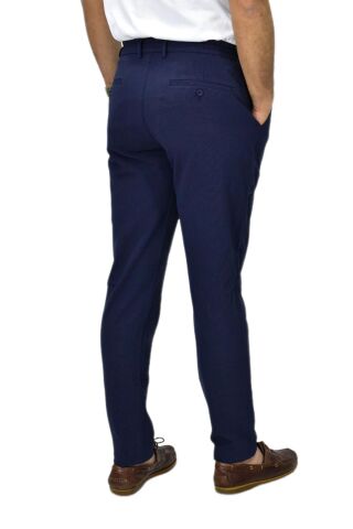 Erkek Jogger Armürlü Lastikli Pantolon 1992 BGL-ST04422 LACİVERT - 50