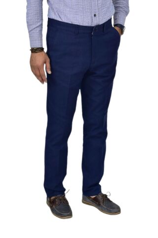 Erkek Kanvas Yazlık Pantolon Klasik 1291 BGL-ST04604 LACİVERT - 56