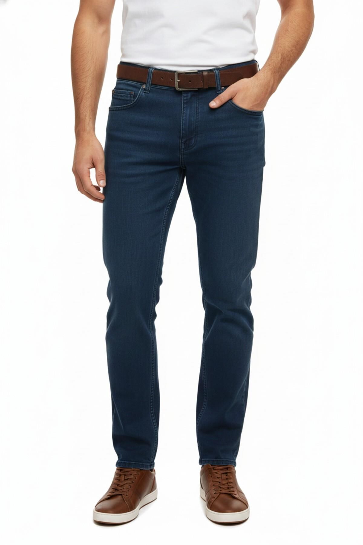 Erkek Regular Fit Jeans Pantolon 320 BGL-ST04977