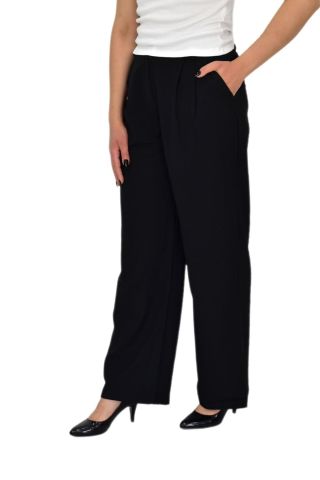 Kadın Pileli Bol Pantolon BGL-ST04352