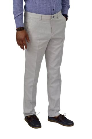 Erkek Kanvas Yazlık Pantolon Klasik 1291 BGL-ST04604 TAŞ - 50