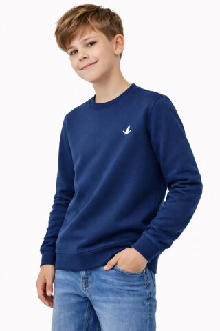 Erkek Çocuk Sweatshirt BGL-ST05228 İNDİGO - 14 YAŞ