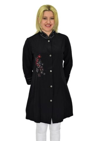 Kadın Nakışlı Hakim Yaka Tunik JNS-3004