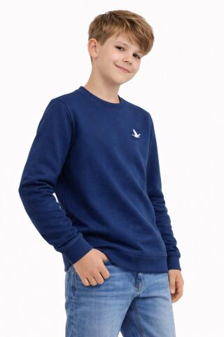 Erkek Çocuk Sweatshirt BGL-ST05228 İNDİGO - 16 YAŞ