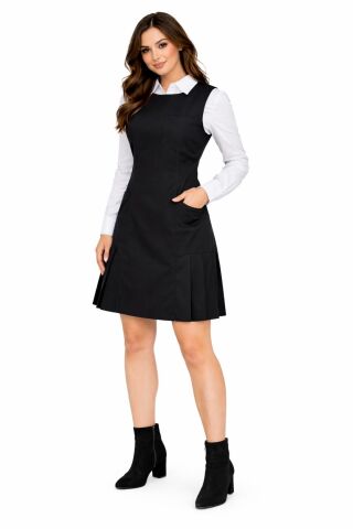 Kadın Siyah Jile Elbise SIYAH-008