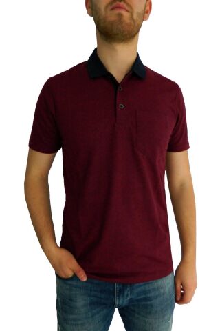 Erkek Polo Yaka Cepli Jakar Tişört Bgl-st01056 KAHVE - M